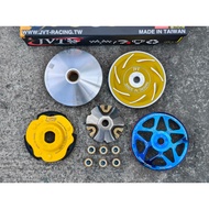 JVT CVT Set Titanium for NMAX AEROX.