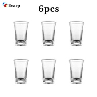 6Pcs Acrylic transparent Shot Glass Bottle Dispenser Caddy Liquor Dispenser Drinking, Beer and Wine Separator for Party Drinking Game Great Party Gift