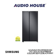 SAMSUNG RS62R5004B4/SS 647L SIDE BY SIDE FRIDGE COLOUR: GENTLE BLACK MATT ENERGY LABEL: 2 TICKS DIMENSION: W912xH1780xD