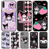 Samsung A01 EU A02 M02 F56 A03S A04 s A5 2017 A6 A7 A8 A9 Plus 2018 B6 Kuromi comic Soft Black Phone