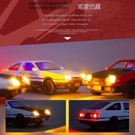 Diecast Toyota Trueno AE86 Initial D Scale 1:32 Alloy Miniature Car GAM