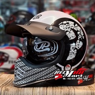 JP Signature PREDIKSI Helm Cakil Helm JPX Retro Full Face (2KG)