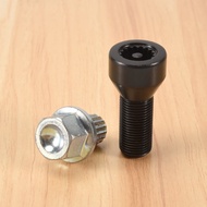 Well Made- M14 x 1.25 Car Wheel Locking Bolts Wheel Hub Nut Anti-Theft Screw with Key Car Anti-Theft