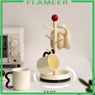[Flameer] Cup Drying Rack Water Bottle Drying Rack for Baby Bottles Mugs Glass Bottles White and Red