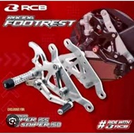 RCB RACING BOY FOOTREST RACING SINGLE SET S1 RACE FOT YAMAHA Y15ZR /Y16ZR.