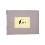 Celia HOME - 1,100針貢緞長絨棉淨色床笠枕袋 (卡其灰) – 超柔軟光滑 透氣度高