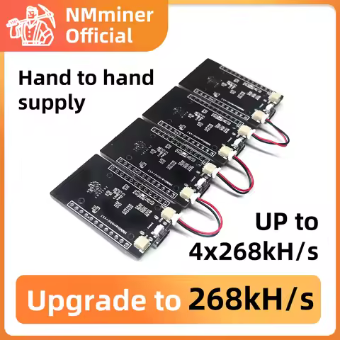 NMMiner Official new Nerdminer v2 deeply optimized 256KH/s*4=1MH/s ESP32-S3 Mini BTC Solo Lottery Lu