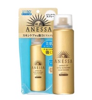Anessa Perfect Spray Sunscreen Aqua Booster SPF50+PA+++ แอนเนสซ่า สเปรย์ กันแดด สีทอง 60ml.