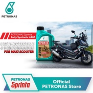 PETRONAS Sprinta 4T Scooter A900 10W-40 Fully Synthetic Engine Oil - Minyak Hitam Skuter Scooter