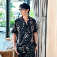 Hawaiian Shirt Songkran Pattern Chest Size 44 Inches