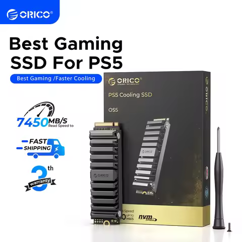 ORICO NVMe Internal Gaming SSD Solid State Drive with Heatsink Works with Playstation 5, Gen4 PCIe, 