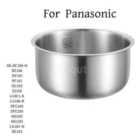304 stainless steel rice pot 3.2L inner for Panasonic SR-DG103 DE103 MG103 DF101 DE106 Cooking Pot R