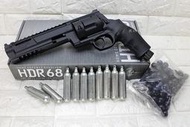 武SHOW Umarex T4E HDR68 TR68  防身 左輪 鎮暴槍 CO2槍 + CO2小鋼瓶 + 加重彈