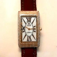 LOBOR鑲鑽皮帶錶