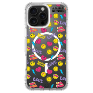 HI-SHIELD Stylish Magsafe Shockproof Case รุ่น Happy Smile7 [iPhone17/iPhone16/iPhone15/iPhone14] - 