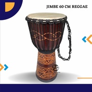 Kendang Gendang Jimbe Ukuran Jumbo 60 cm Diameter 30 cm Ukir Super