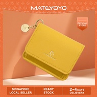 MATEYOYO Womens Wallet Card Holder Simple Fashion Purse Female Short Wallet Ladies Money Bag Chic Card Holder Small and Ultra-Thin Exquisite High-End Credit Vintage Card Holder