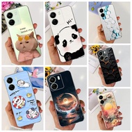 Redmi 13C Case Transparent Aesthetic Cute Cat Butterfly Girl Boy Soft TPU Casing Xiaomi Redmi 13C Ph