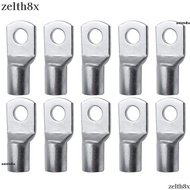ZELTH 10Pcs Cable Connector Kit 16-35mm2 SC16-6 SC25-6 SC35-6 Tinned Copper SC Type