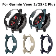 Hard PC Case Glass For Garmin Venu 2 Plus Full Cover Screen Protector Bumper For Garmin Venu 2 2S Venu2Plus Shell Cover