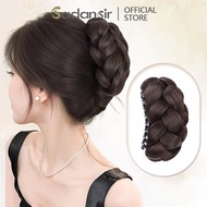Sadansir Hair Clip Bun Wig Ponytail Wig Model Hair Claw Clip Hair Accessories Wig Head Bud