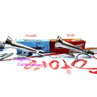 Còi chim nhôm 2 mẫu dễ lắp đặt còi hơi tiếng chim xe tải còi huýt to chất liệu nhôm