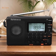 {Ready Now} Digital AM FM Radio MP3 Speaker Good Reception Radio LCD Display TF Card Support [Bellare.sg]
