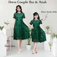 Latest Model Mother and Daughter Couple Dress/Y Yesi Dress 3 Sizes ML-XL & Yesika Kids 3 Sizes (7-14