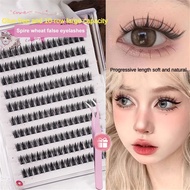 [Free tweezer Eyelash] No Need Glue False Eyelash Self-adhesive Eyelashes Glue Free False Eyelash