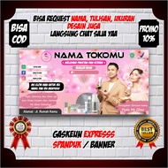 Spanduk Banner Ms Glow Kecantikan / Banner Toko Kecantikan Ms Glow Berkualitas Design Custom