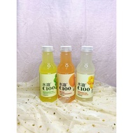 Farmer Mountain Spring [Water-Soluble C100] Juice Drink Various Flavors 445ml Green Skin Orange Lemo