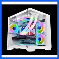 ✷ ◧ ◬ DESKTOP GAMING CASE OVATION ONLY HYPER CLEAR WHITE /BLACK