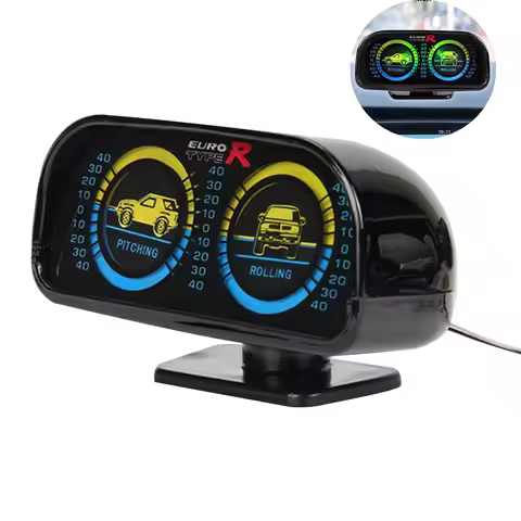 4x4 Car Inclinometer Head Up Display Off Road Inclinometer Real-Time Slope Meter Outdoor Car Level S