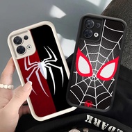 YS-24 Spider-Man LOGO Soft Silicone Casing for OPPO F21 F21S Reno 7 7Z 8 8Z Realme C71 C73 14X Lite 