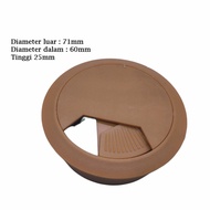 Grommet 60mm Coffee Cable Grommet Round coffee plastic A.CG003 B