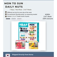 [HBAF] Mon To Sun One-Day Nuts, 2Weeks 4Weeks 7Weeks From Korea by bomram