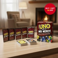 UNO Show ‘em No Mercy Card Game, Perfect for Family Night, 2-10 Players, Engaging Gameplay, Iconic C