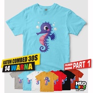 Unisex Premium Cotton Combed 30S Children's T-shirts Ages 1 2 3 4 5 6 7 8 9 10 Years Old Toddler Out