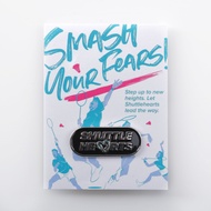 Shuttlehearts Badger Pin