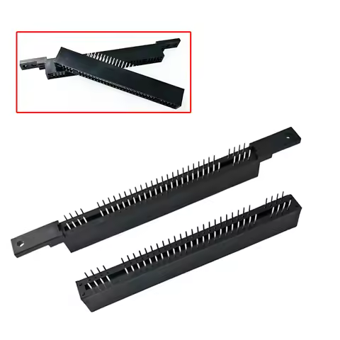 For Original SNES Cartridge 62 Pin Connector Slot with Ears for Super Nintendo Game Console Replacem