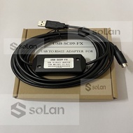 USB-SC09-FX Suitable for Mitsubishi PLC Programming Cable FX3U/1N/2N Data Cable Connection Cable Dow