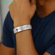 VEXIS Inspirational Quotes Braclets, Stainless Steel/PVC Adjustable Family Friendship Bracelet, Wris