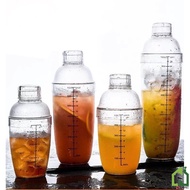 Shaker Bottle Shaker Graduate Cup Acrylic Milk Tea Shaker Cocktail Juice Shaker Blender