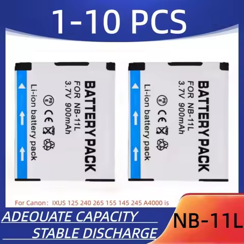 NB-11L digital camera battery 900mAh NB-11L rechargeable battery, suitable for Canon IXUS 125 240 26