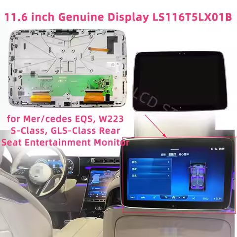 11.6 inch LCD Display LS116T5LX01B LS116T5LX01 for Mer/cedes B/enz W223 W167 GLS EQS S-Class Rear En