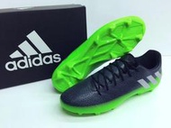 大自在含稅附發票Adidas愛迪達足球鞋 釘鞋 Messi 16.3 Fg 黑綠 梅西 室外 AQ3519