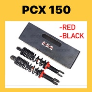 PCX150 REAR ABSORBER - 350MM (ESA) // PCX 150 ABSORBER ABSOBER ADJUSTER MONOSHOCK MONO SHOCK [ RED B