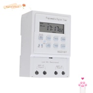 EUCALYTUSMY Digital Timer Switch, 1W Power 30A Programmable Timer, Smart Home with LCD Display 1Min 