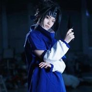 Hot Naruto Uchiha Sasuke COS First Generation Cosplay Teenage Outfit Clothes Full Set for Comic Con