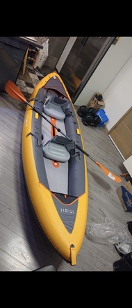 ITiwit 11'7" 2人充氣獨木舟連配件